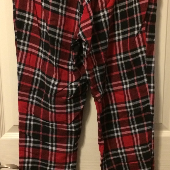 🔥Host pick:Women’s Joe Boxer Pyjama Pants Large/Medium Red/Black/W Plaid Cotton - Picture 2 of 3